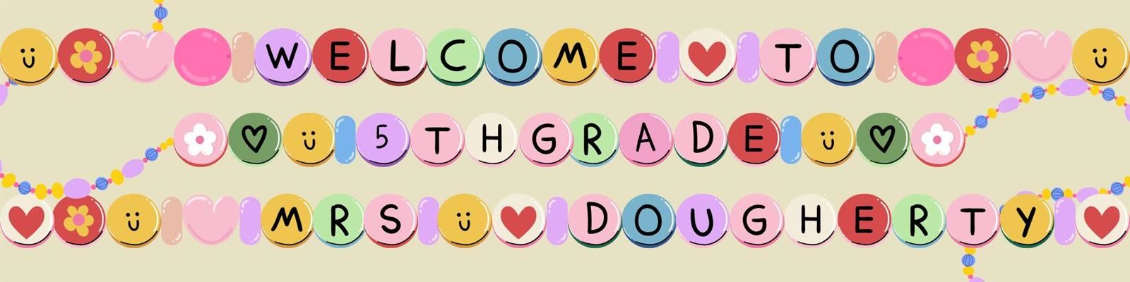 Welcome to 5th Grade!